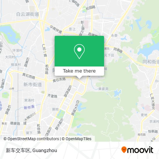 新车交车区 map