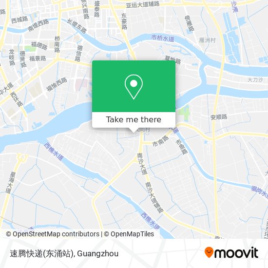 速腾快递(东涌站) map