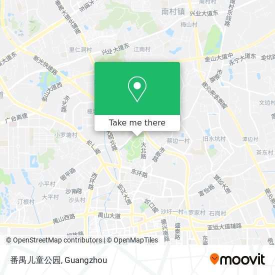 番禺儿童公园 map