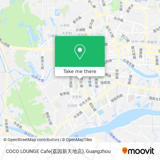 COCO LOUNGE Cafe(荔园新天地店) map