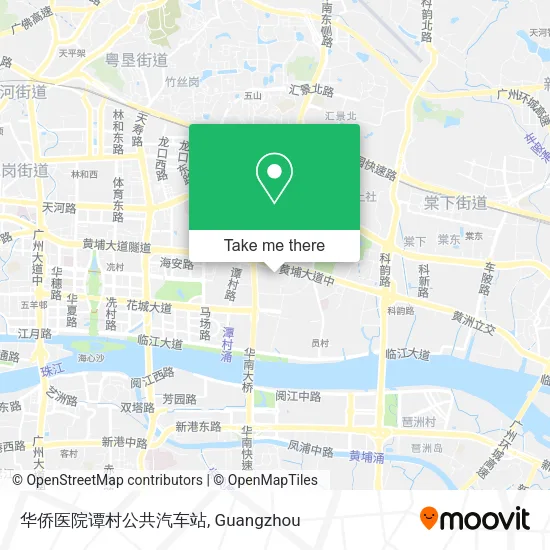 华侨医院谭村公共汽车站 map