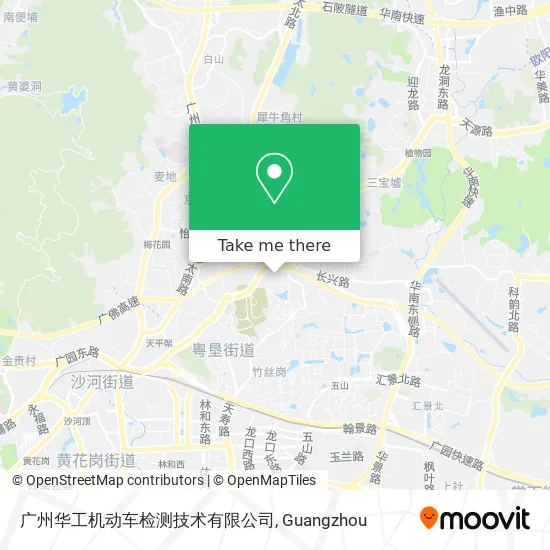 广州华工机动车检测技术有限公司 map
