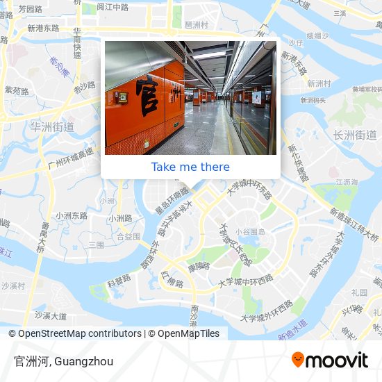 官洲河 map