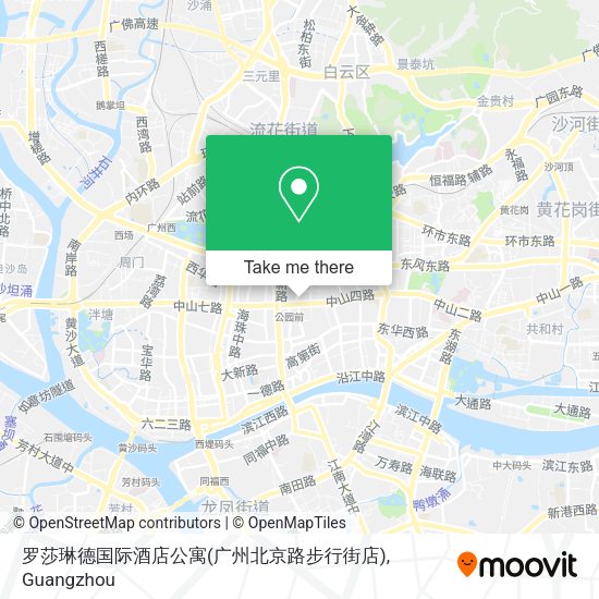 罗莎琳德国际酒店公寓(广州北京路步行街店) map