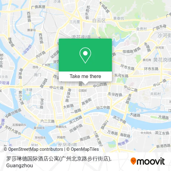 罗莎琳德国际酒店公寓(广州北京路步行街店) map