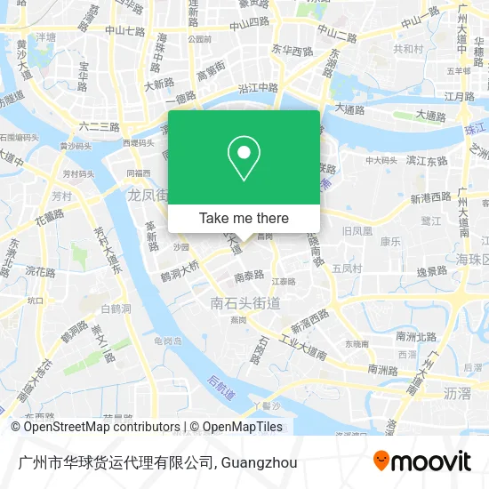 广州市华球货运代理有限公司 map