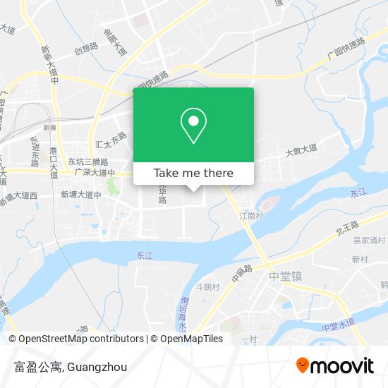 富盈公寓 map