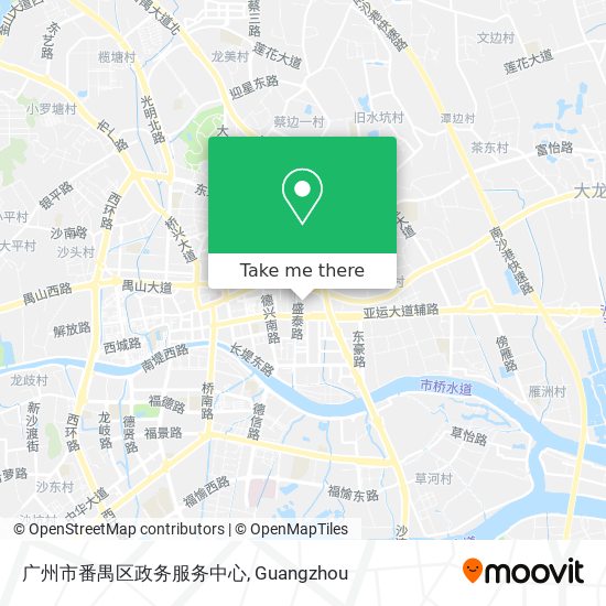 广州市番禺区政务服务中心 map