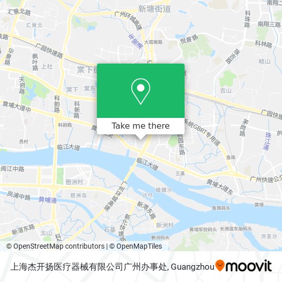 上海杰开扬医疗器械有限公司广州办事处 map