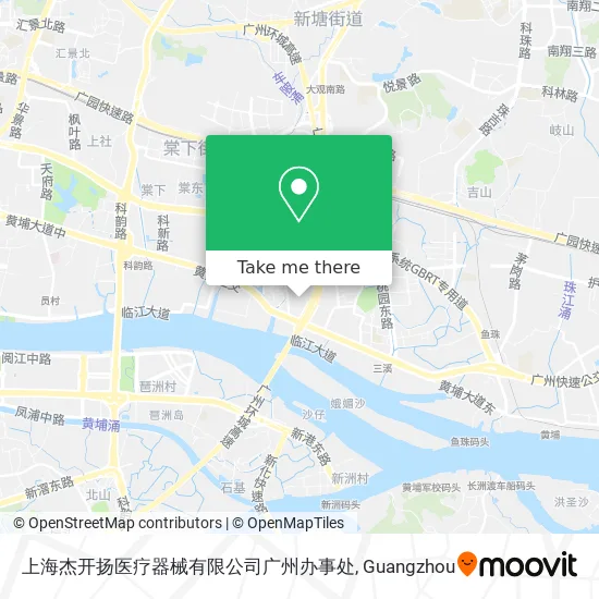 上海杰开扬医疗器械有限公司广州办事处 map