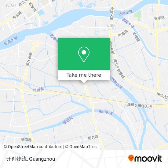 开创物流 map
