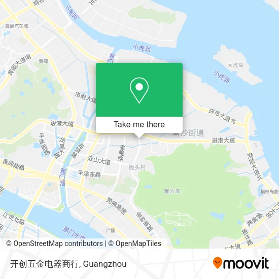 开创五金电器商行 map