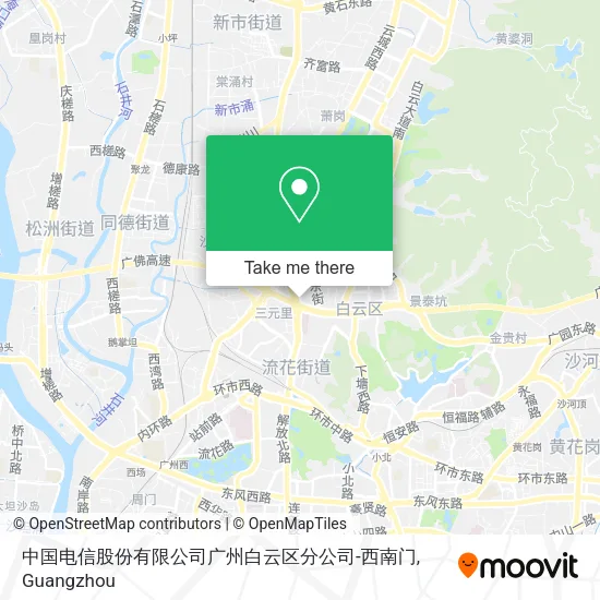 中国电信股份有限公司广州白云区分公司-西南门 map