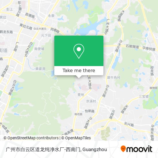 广州市白云区道龙纯净水厂-西南门 map