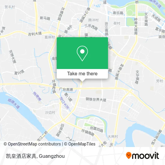 凯皇酒店家具 map
