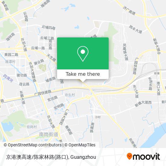 京港澳高速/陈家林路(路口) map