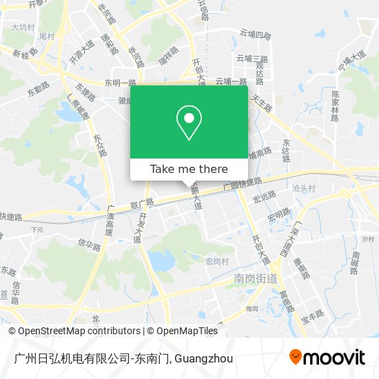 广州日弘机电有限公司-东南门 map