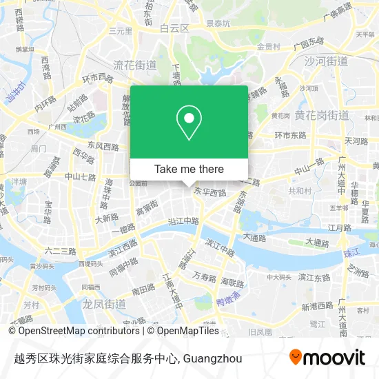 越秀区珠光街家庭综合服务中心 map