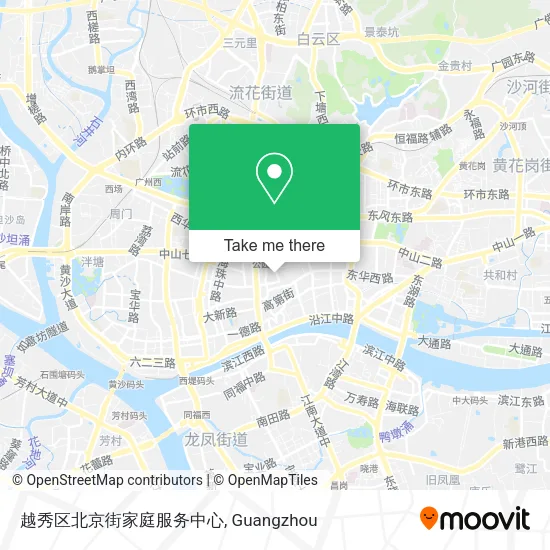 越秀区北京街家庭服务中心 map