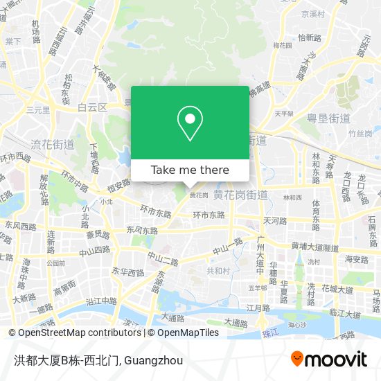 洪都大厦B栋-西北门 map