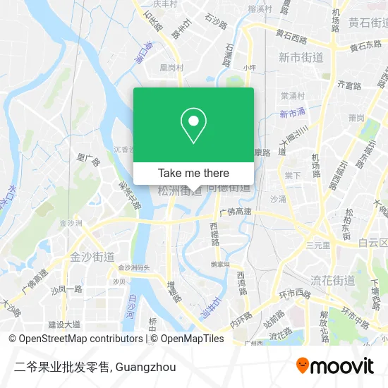 二爷果业批发零售 map