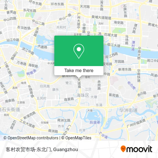 客村农贸市场-东北门 map