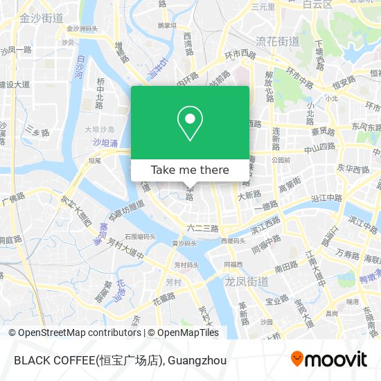 BLACK COFFEE(恒宝广场店) map