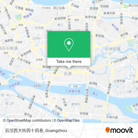 后滘西大街四十四巷 map