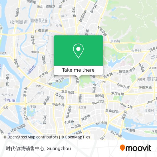 时代倾城销售中心 map