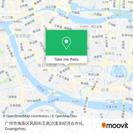 广州市海珠区风阳街五凤沙溪东经济合作社 map