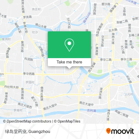 绿岛堂药业 map