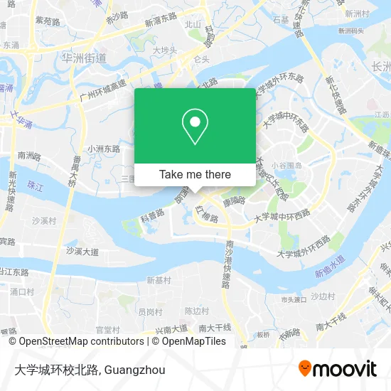 大学城环校北路 map