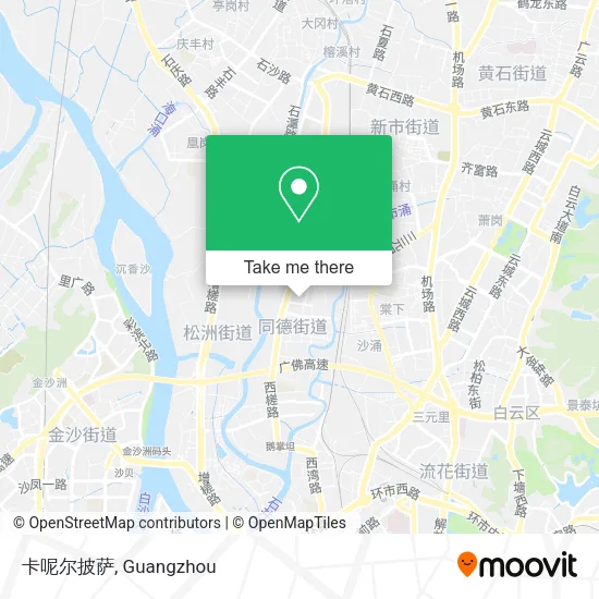 卡呢尔披萨 map