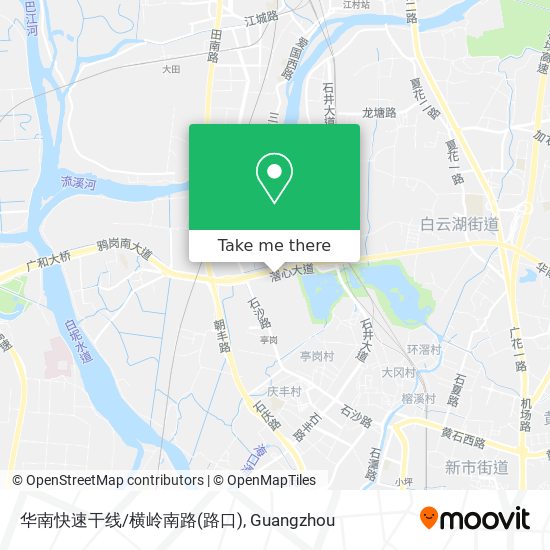 华南快速干线/横岭南路(路口) map