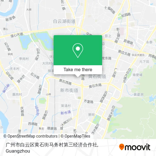 广州市白云区黄石街马务村第三经济合作社 map