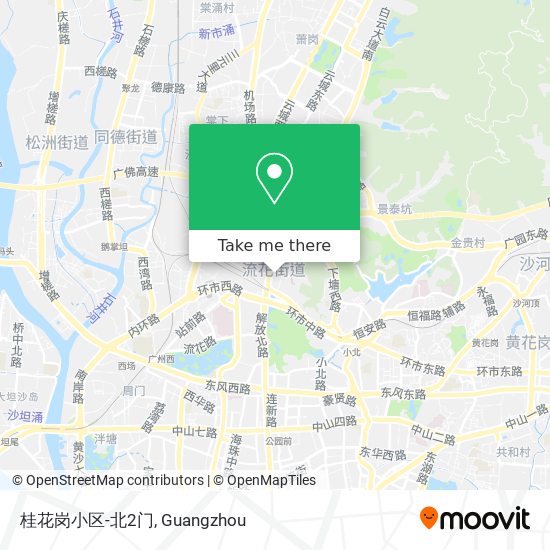 桂花岗小区-北2门 map