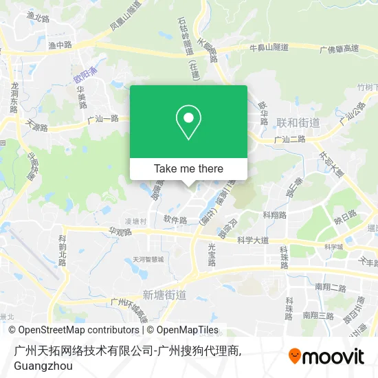 广州天拓网络技术有限公司-广州搜狗代理商 map