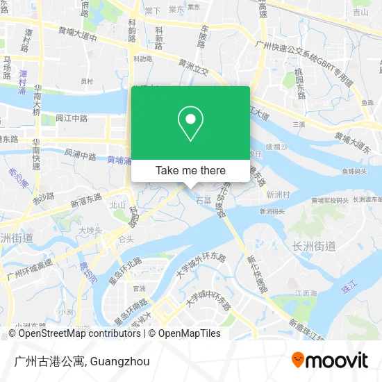 广州古港公寓 map