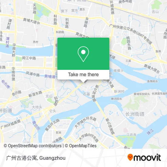 广州古港公寓 map