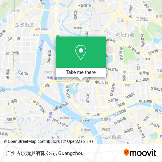 广州古歌玩具有限公司 map