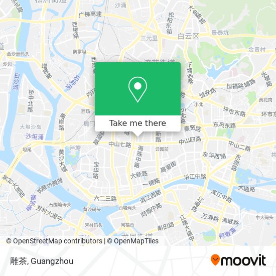 雕茶 map