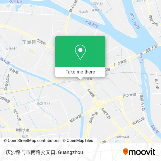 庆沙路与市南路交叉口 map