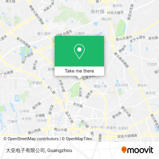 大亚电子有限公司 map