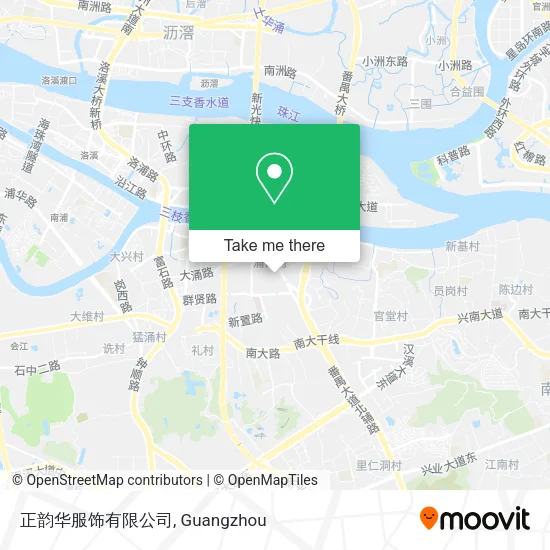 正韵华服饰有限公司 map