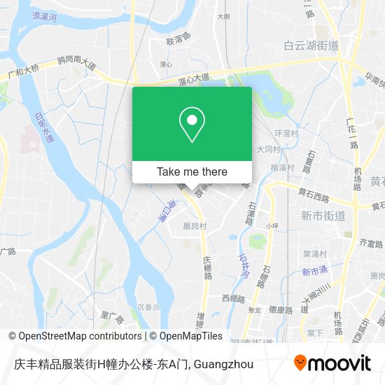 庆丰精品服装街H幢办公楼-东A门 map
