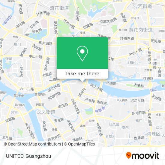 UNITED map