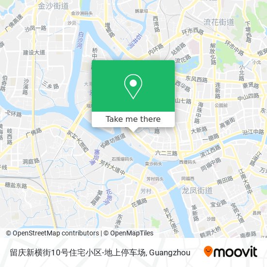 留庆新横街10号住宅小区-地上停车场 map