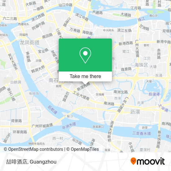喆啡酒店 map