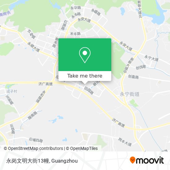 永岗文明大街13幢 map