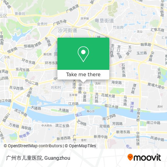 广州市儿童医院 map